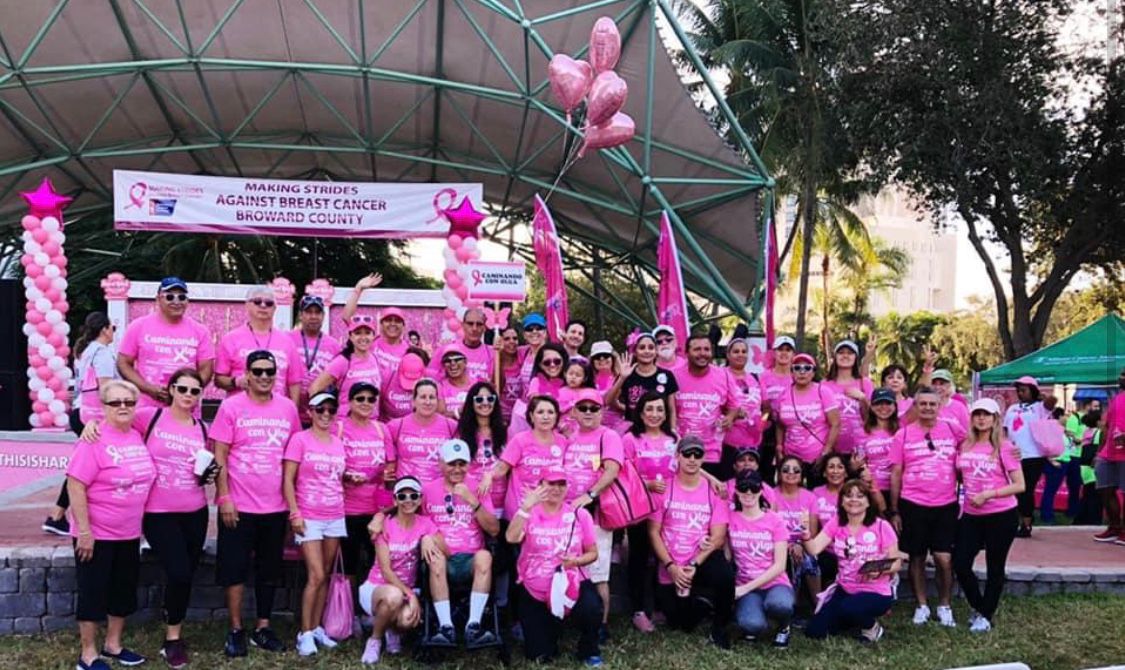 Caminata contra el cáncer de seno